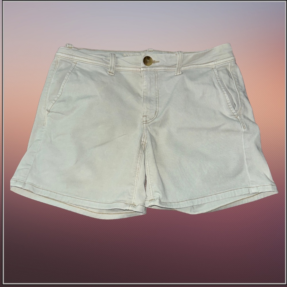 American Eagle Super Stretch X Khaki Shorts Size 4